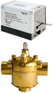 ASCO VT3417G13A01A 24v 1" Sweat 3 Way N.c. Zone Valve 7.5cv With Term