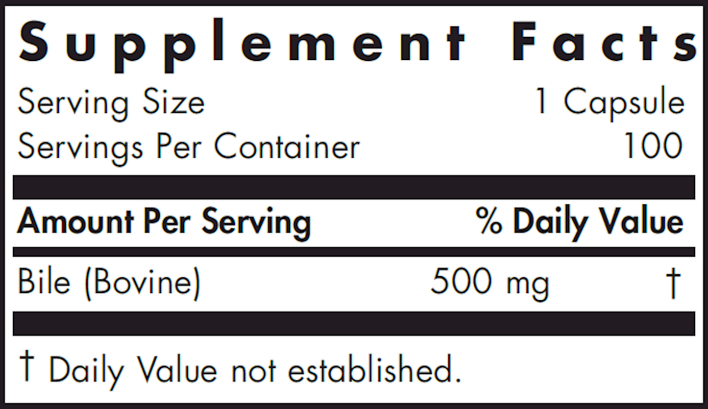 Ox Bile 500 mg
