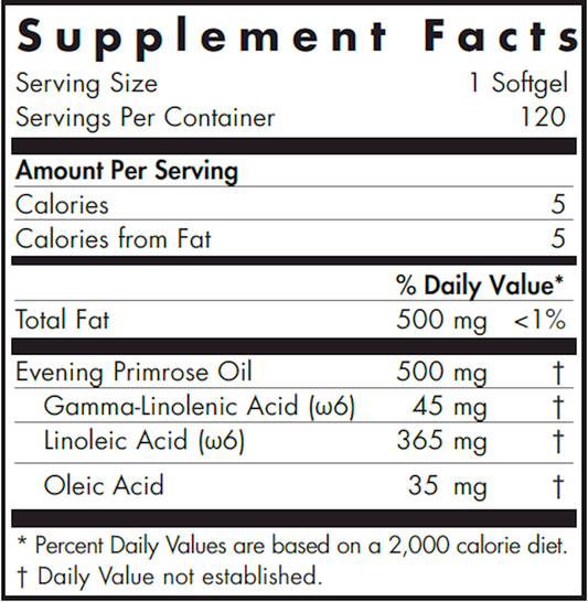 Evening Primrose Oil 500 mg