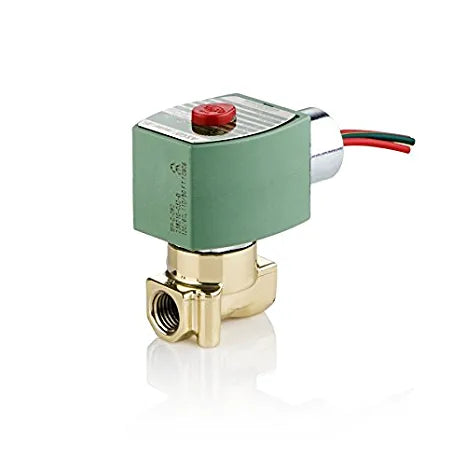 Asco RedHat 8262H20-24V 1/4" 2-Way Brass Solenoid Valve, replacement for 8262G020-24V