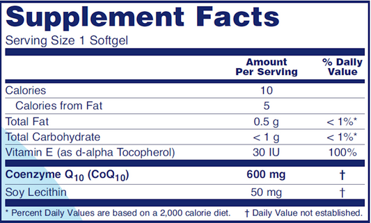 CoQ10 600 mg