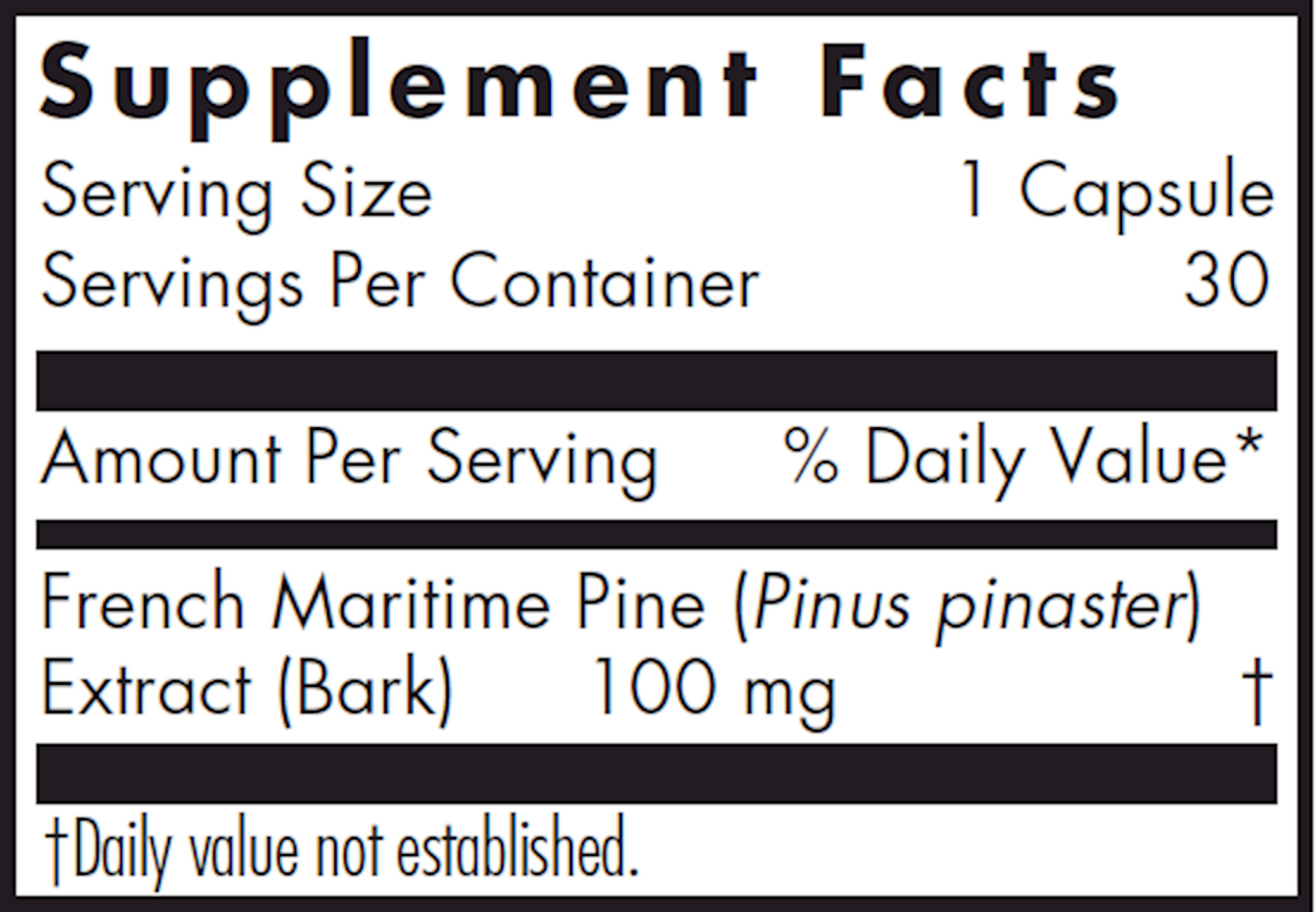 Pycnogenol 100