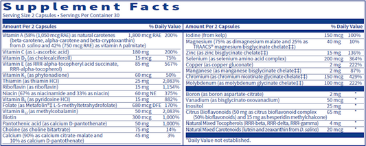 VitaPrime Iron-Free Capsule Form