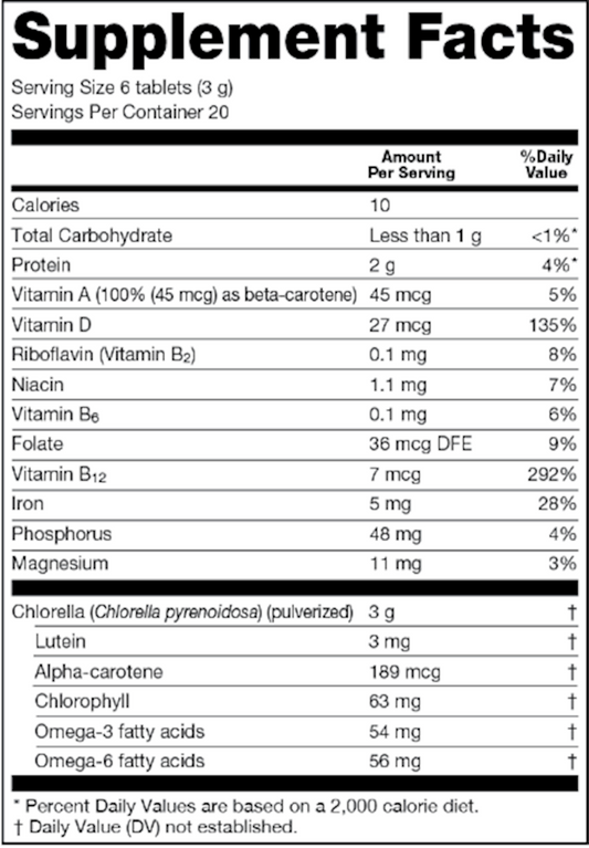 Sun Chlorella 500 mg