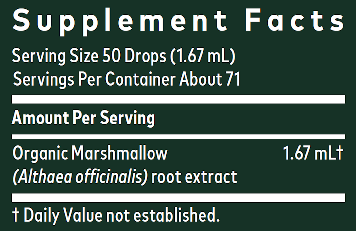 Marshmallow Root Fresh