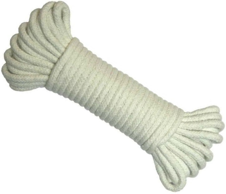 Ben-Mor 60390 Solid Braided Nylon Rope, 1/4" x 1000', White