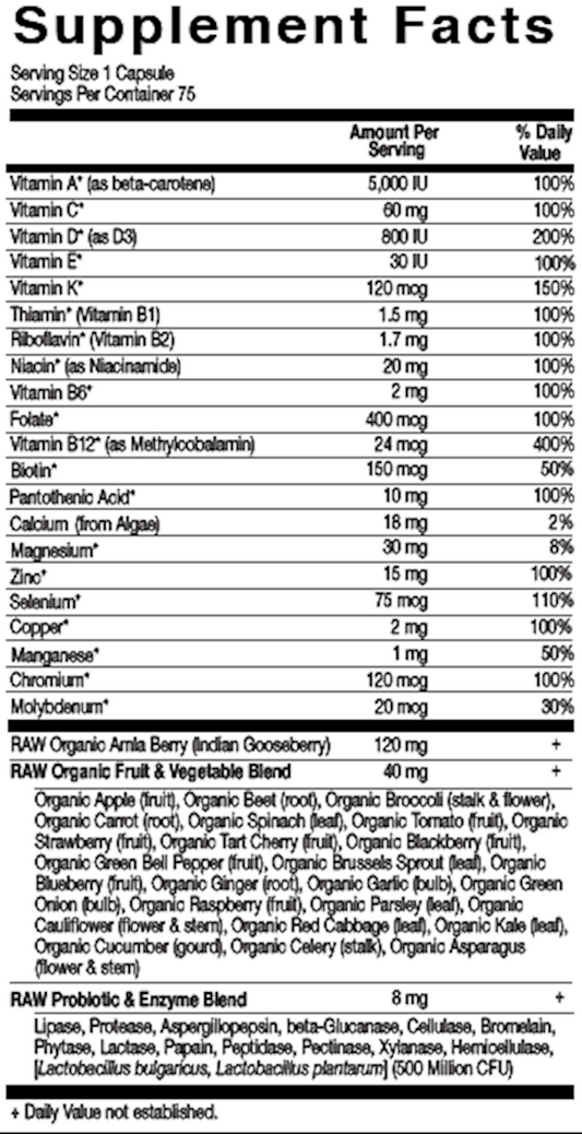 Vitamin Code Raw One for Men
