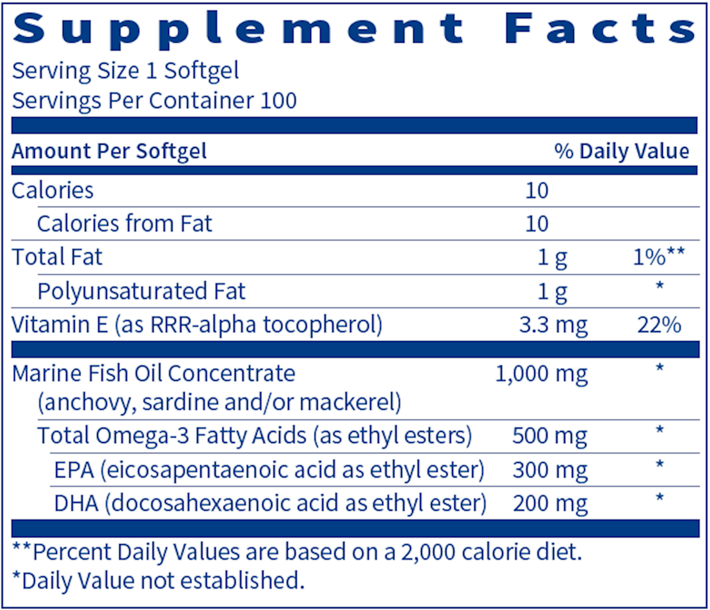 Marine Fish Oil