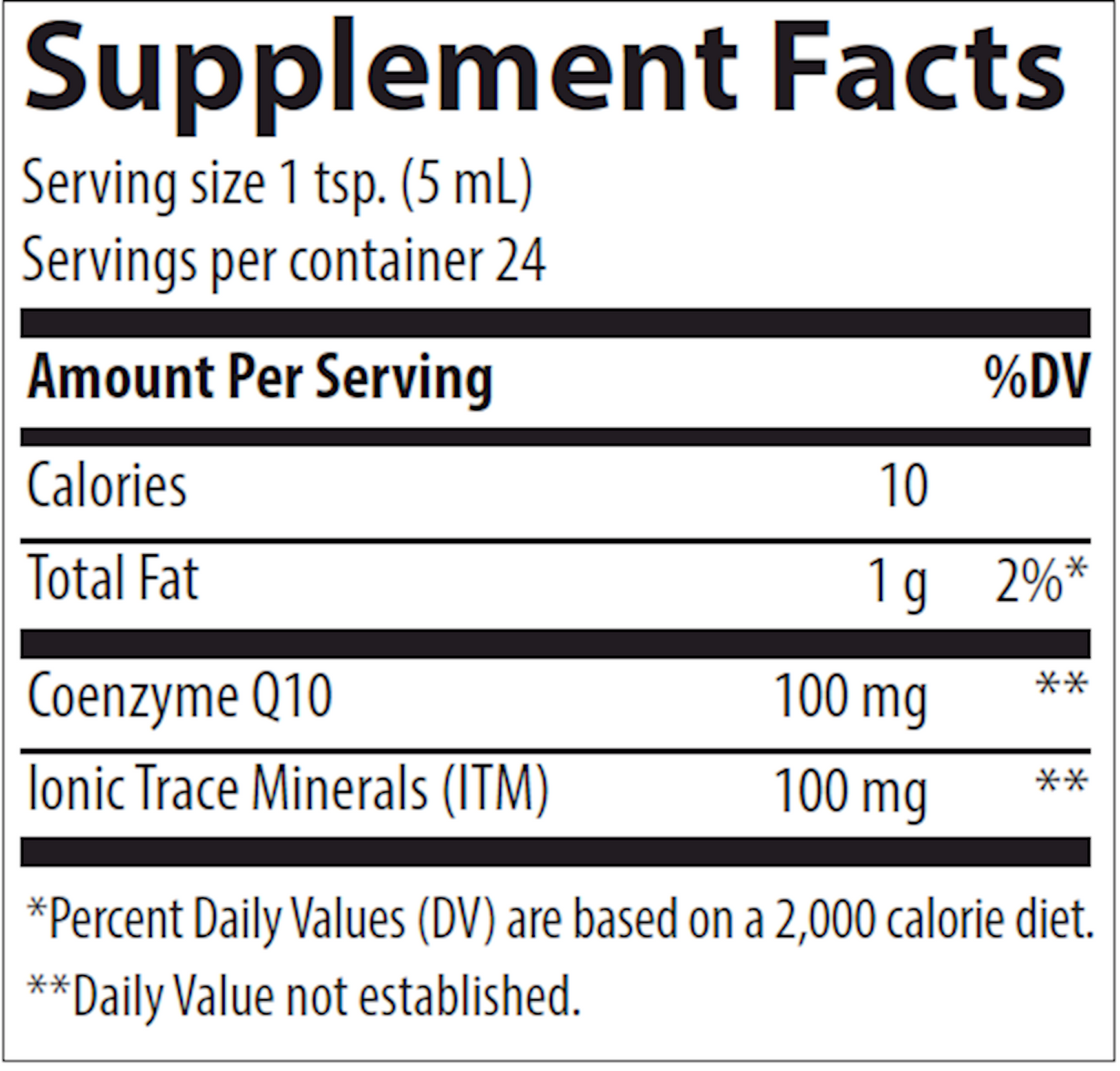 Liquid CoQ10 100 mg