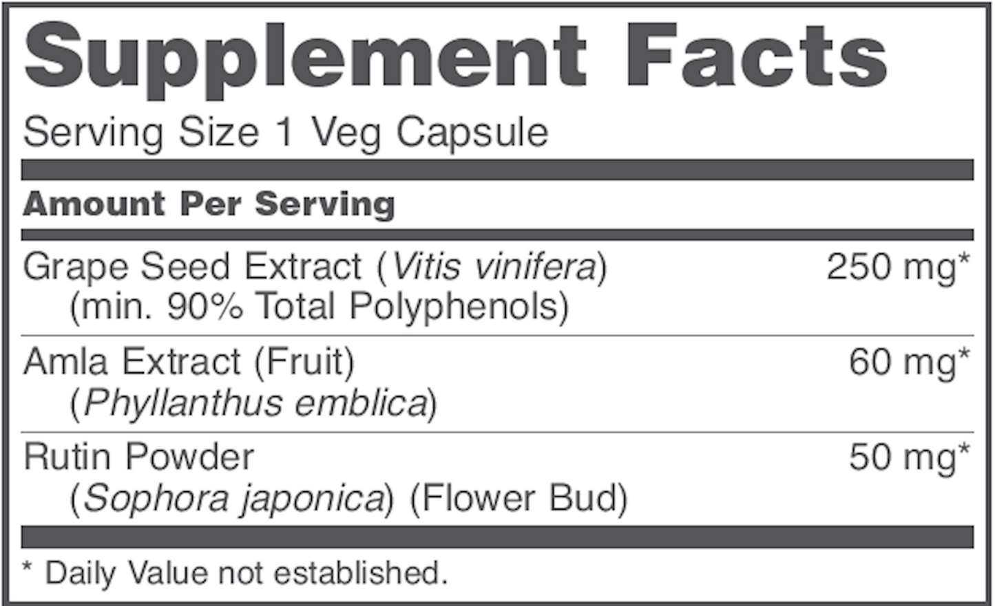 Grape Seed OPC 250 mg