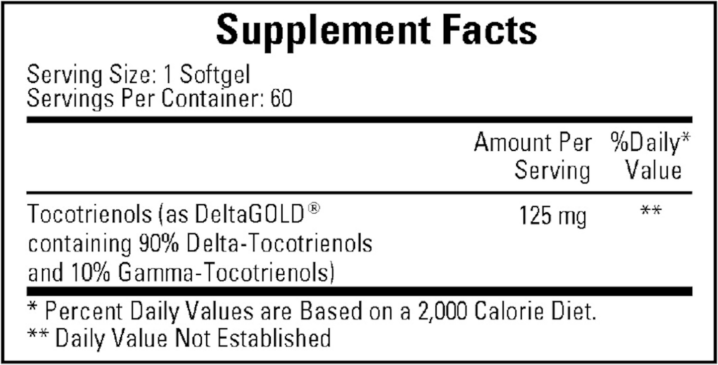 Annatto Tocotrienols 125 mg
