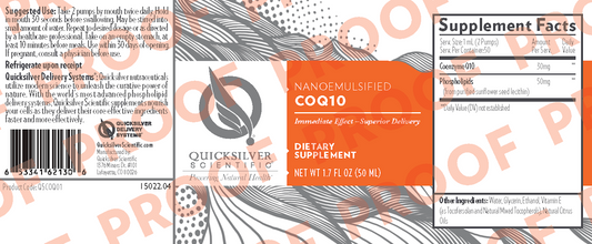 NanoEmulsified CoQ10