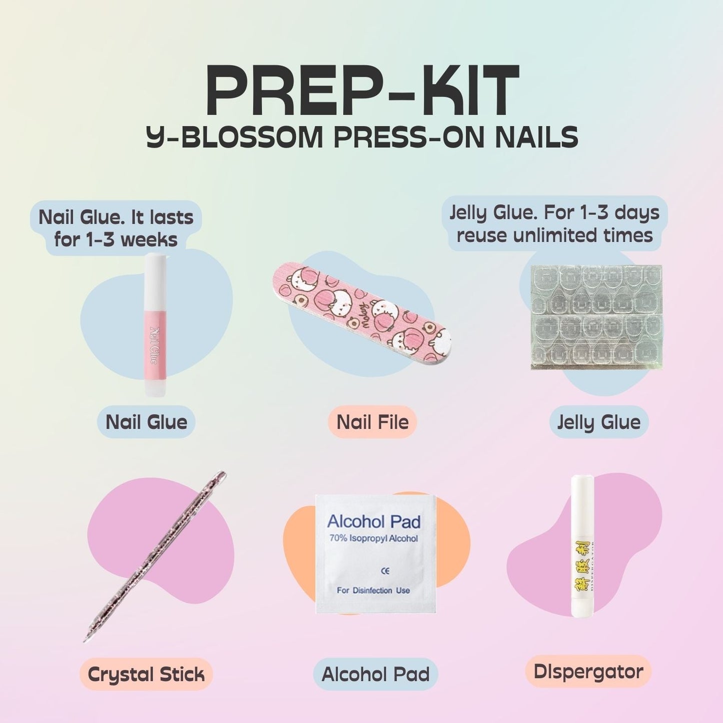 Press On Nails - Luxury Handmade / Pearl fan