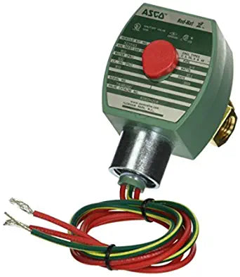 Asco RedHat 8262H208-24V 1/4" Normally Closed Solenoid Valve, .73 CV (24v), replacement for 8262G208-24V