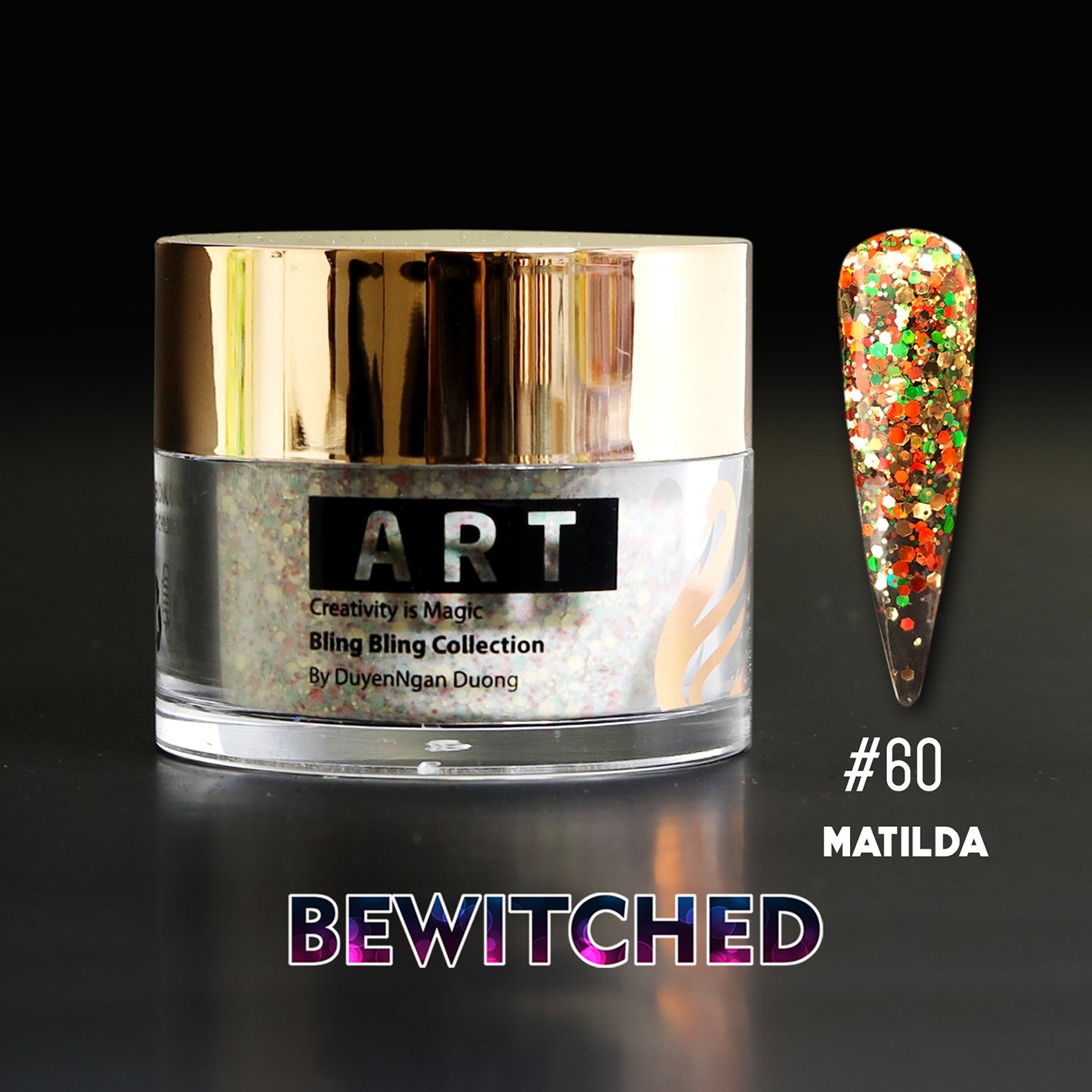 Glitter Powder | #60 - #71 Bewitched Collection 12 Colors