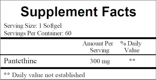 Pantethine 300 mg