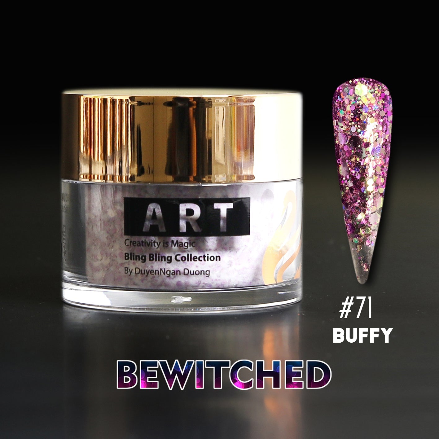Glitter Powder | #60 - #71 Bewitched Collection 12 Colors