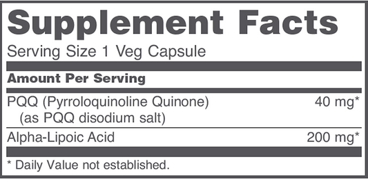 PQQ 40mg Extra Strength