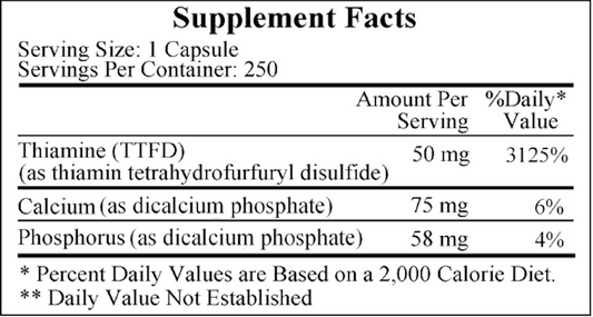 Allithiamine (Vitamin B1) 50 mg