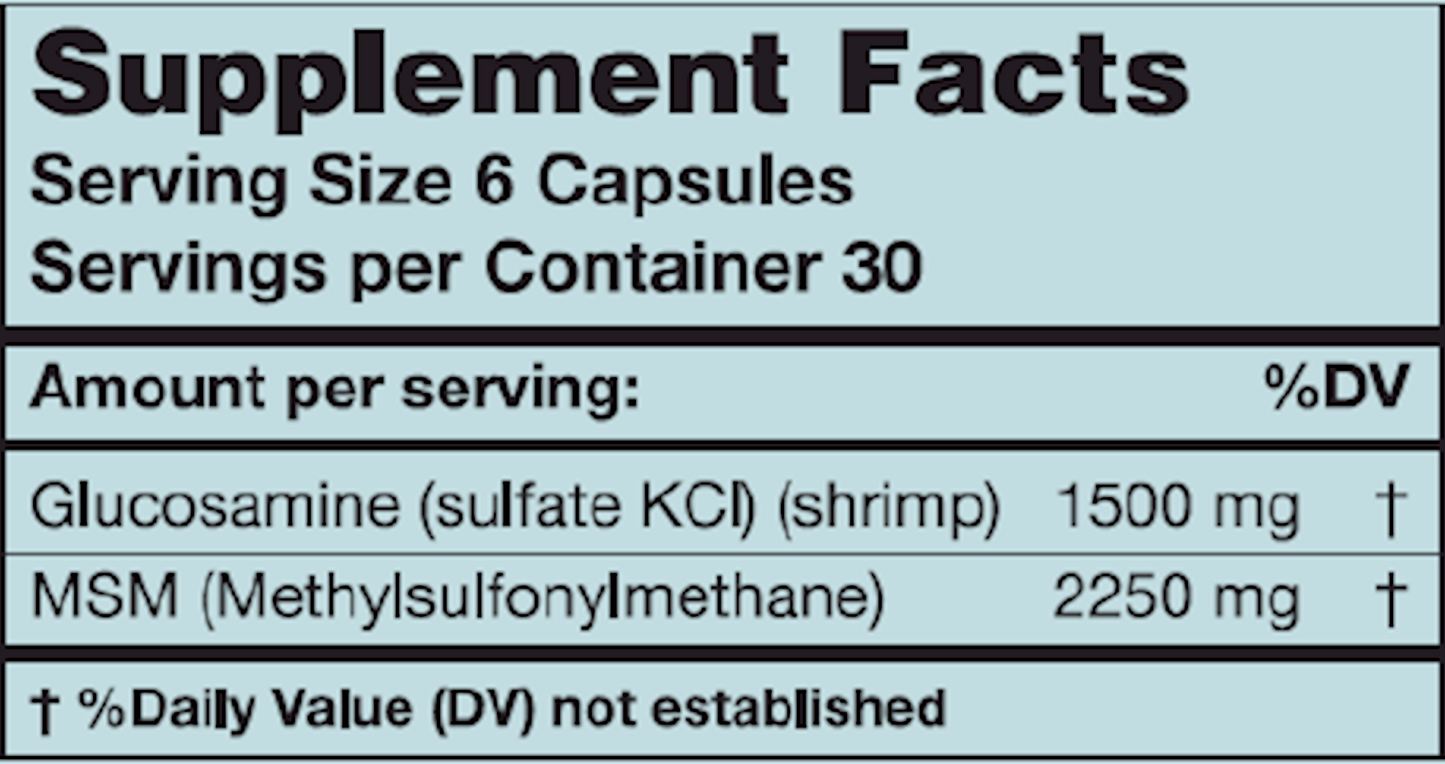 Glucosamine/MSM