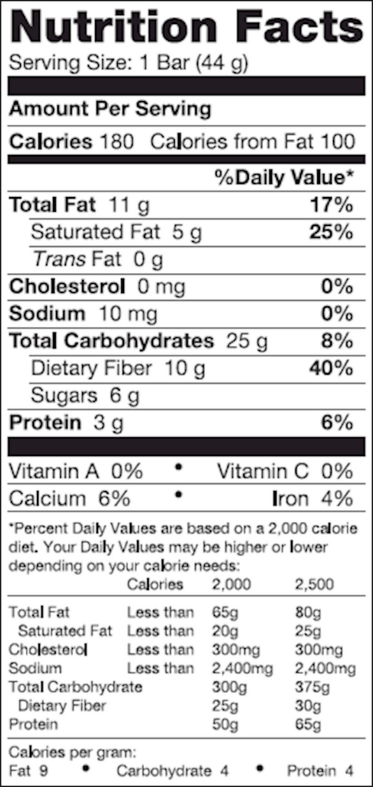 Cocoa Cassava Bar