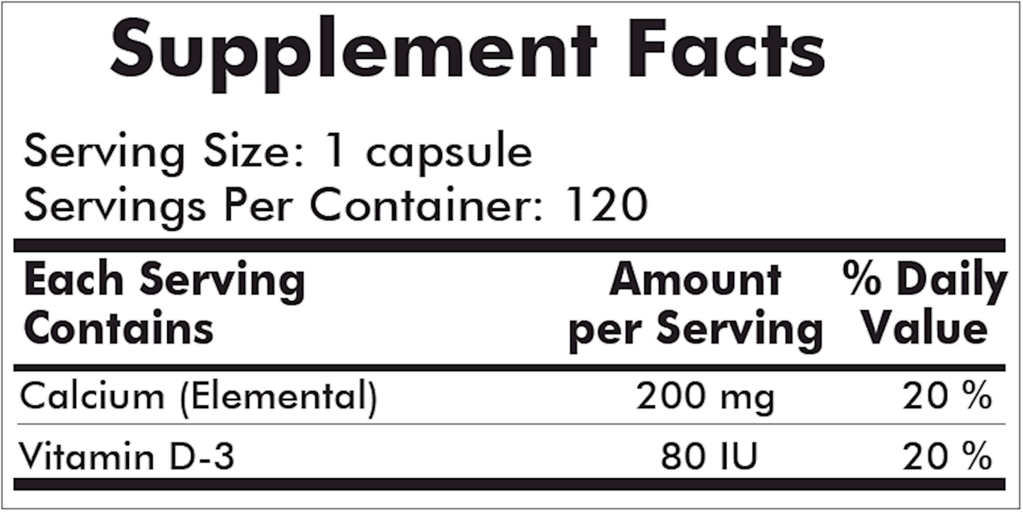 Calcium 200 mg