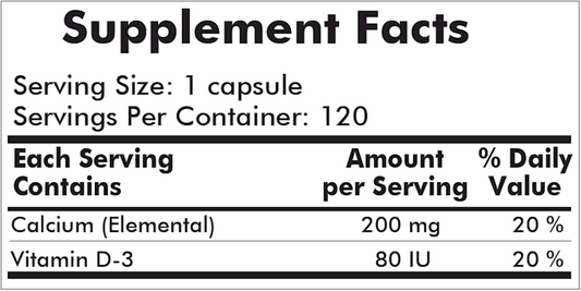 Calcium 200 mg