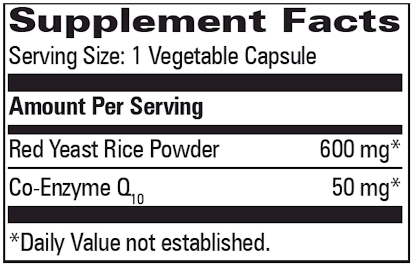 Red Yeast Rice with CoQ10