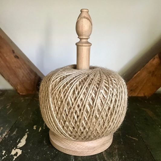 9" English Oak Twine Stand and Cutter - Natural 500 Gram