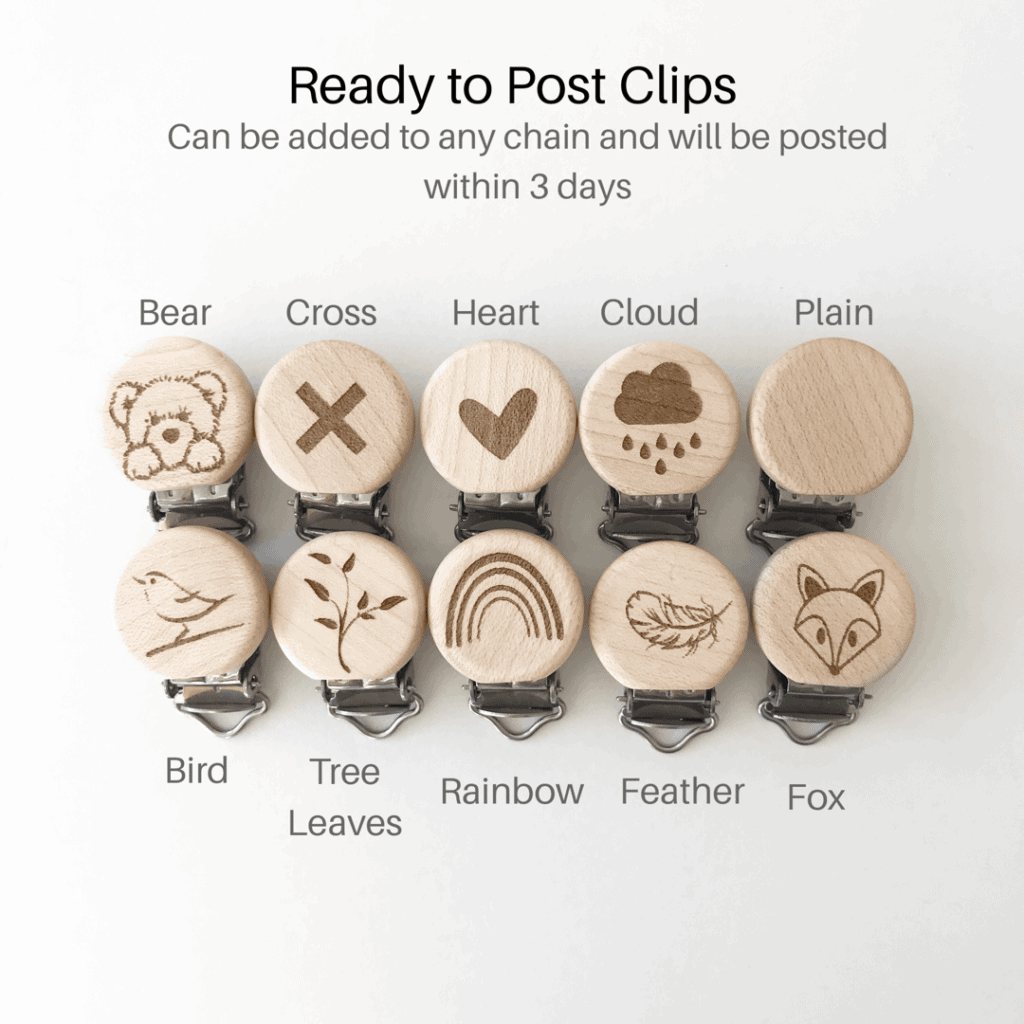 Our Little Helpers - Cotton Dummy Clips | Wide Strap