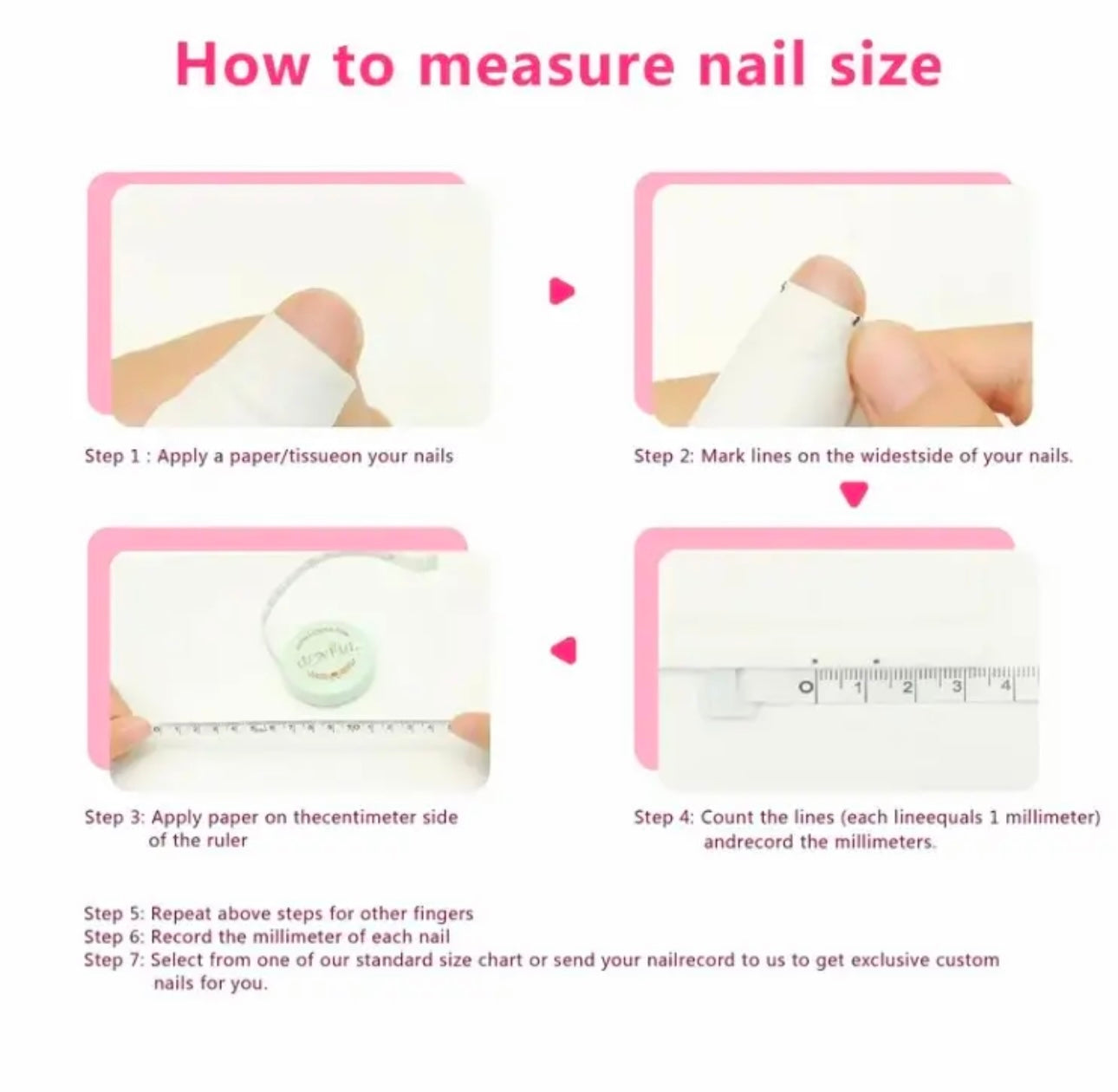 Press On Nails - Luxury Handmade / Pearl fan