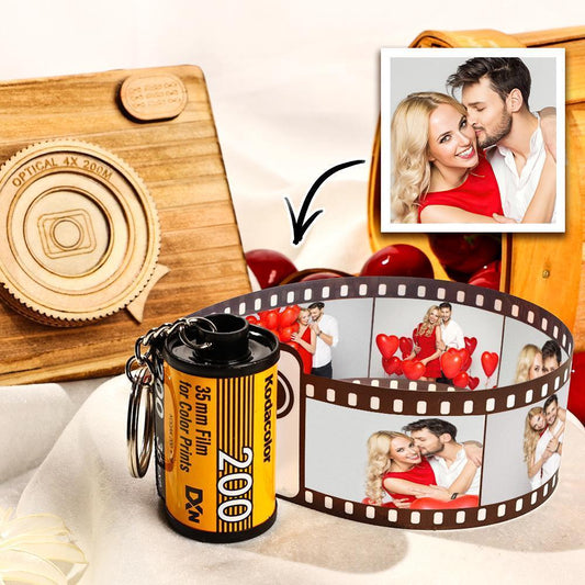 Copy of 15 Pics Photo Keychain Film Camera Roll Multiphoto Unique Gifts
