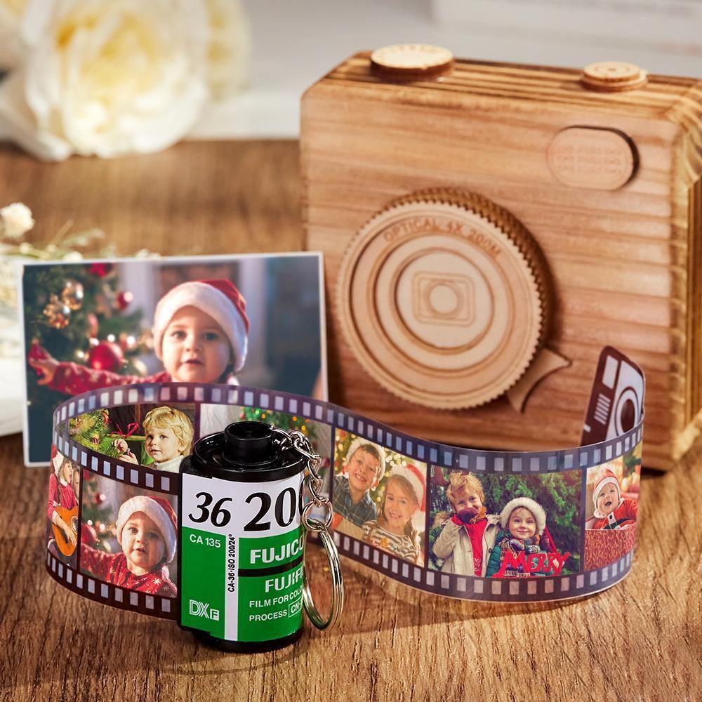 80% 20 Pics Custom Photo Film Roll Keychain with Pictures Customized Photo Gift Best