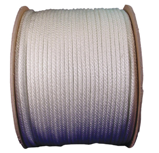 Wellington 5220645/10096 Spool Nylon Rope, White, 1000 Feet