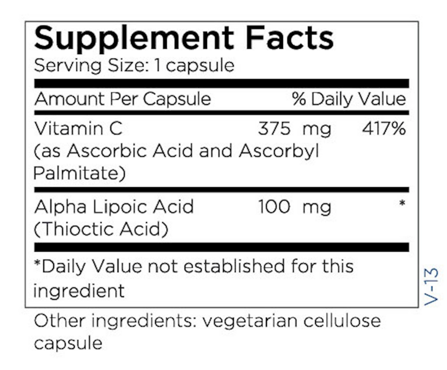 Lipoic Acid (alpha)100 mg