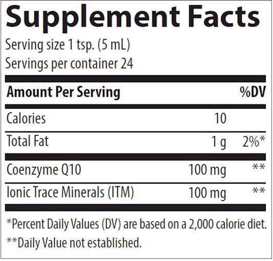 Liquid CoQ10 100 mg