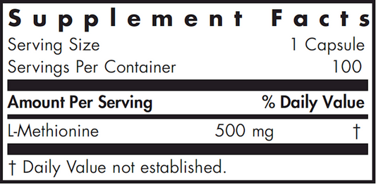 L-Methionine 500 mg