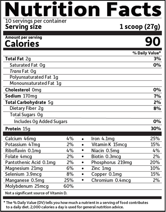 Organic Plant Protein Vanilla