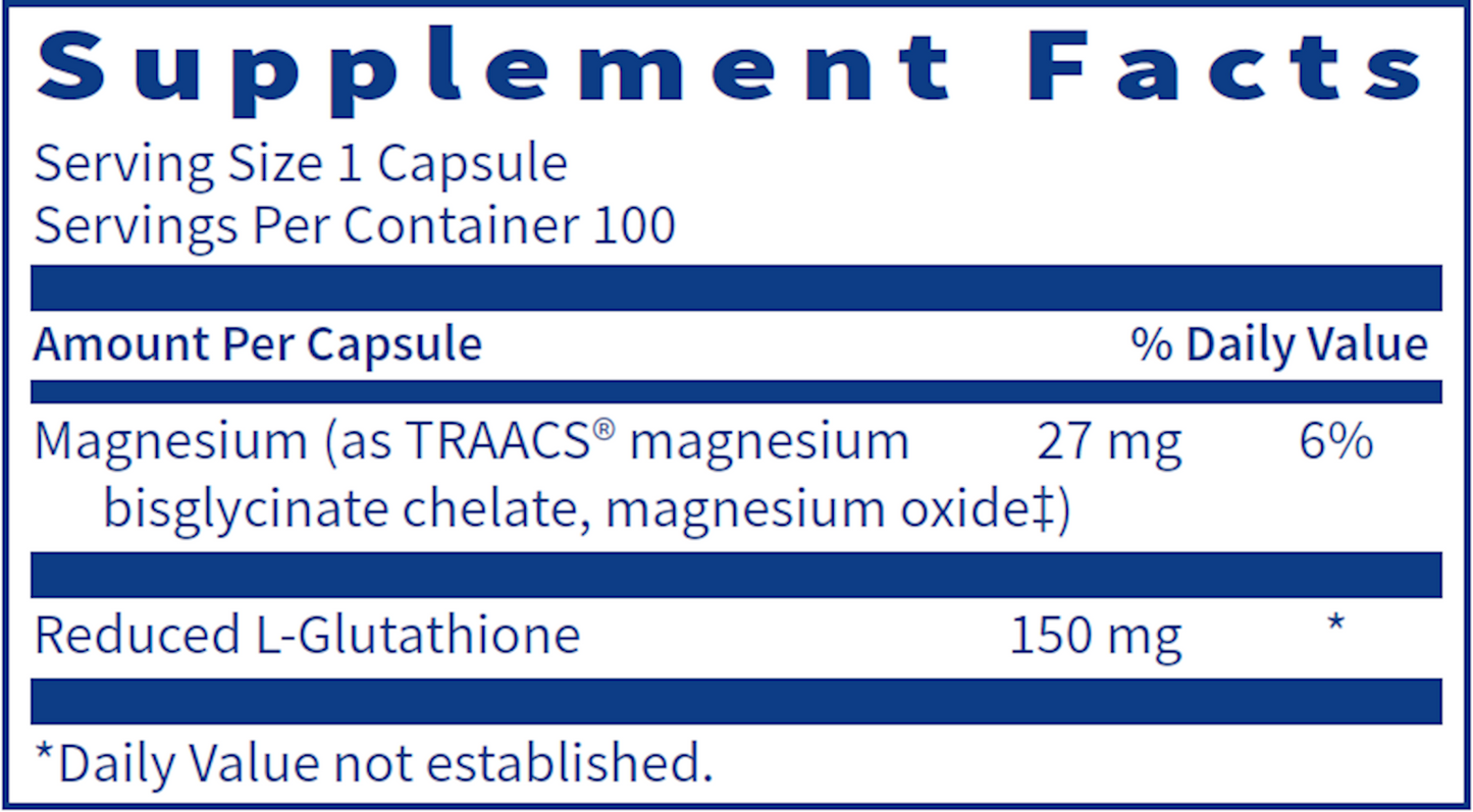 Reduced L-Glutathione 150 mg
