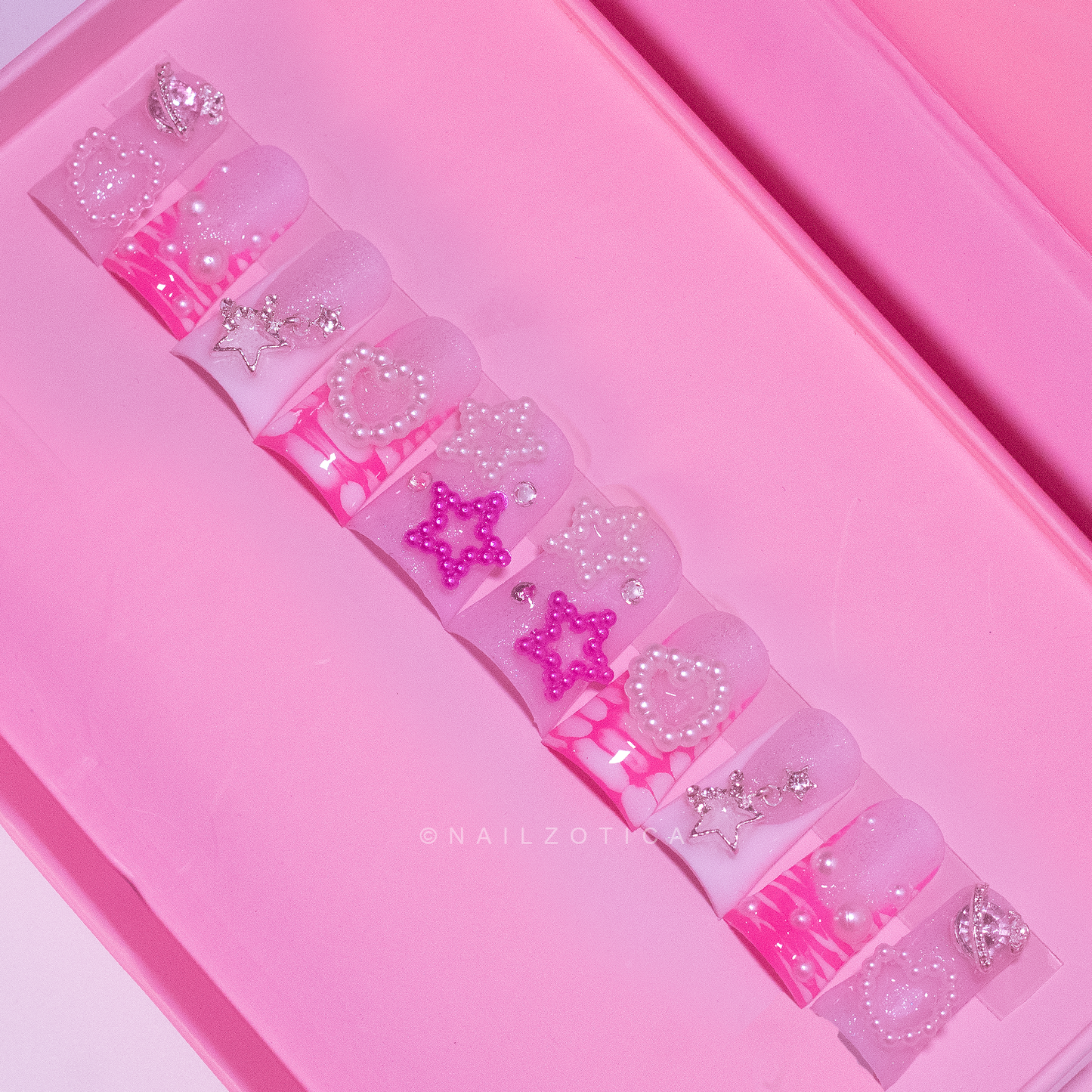 Diva Duckies- Handmade Acrylic Press On Nails
