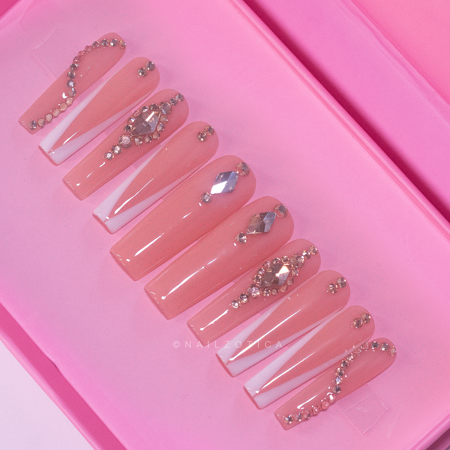 French Femme - Handmade Acrylic Press On Nails